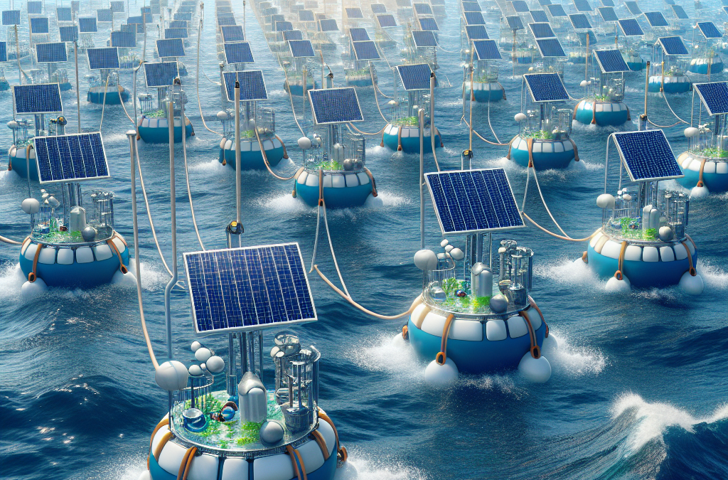 The floating desalination machines powered by the waves