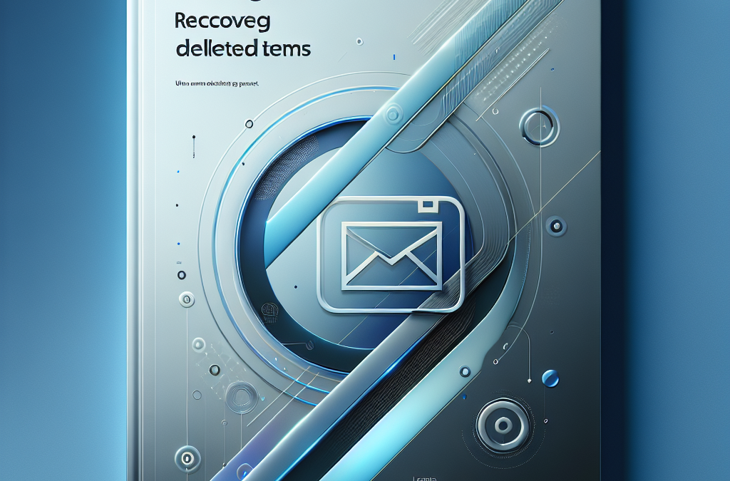 Recover Deleted Items in Outlook