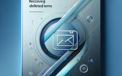 Recover Deleted Items in Outlook